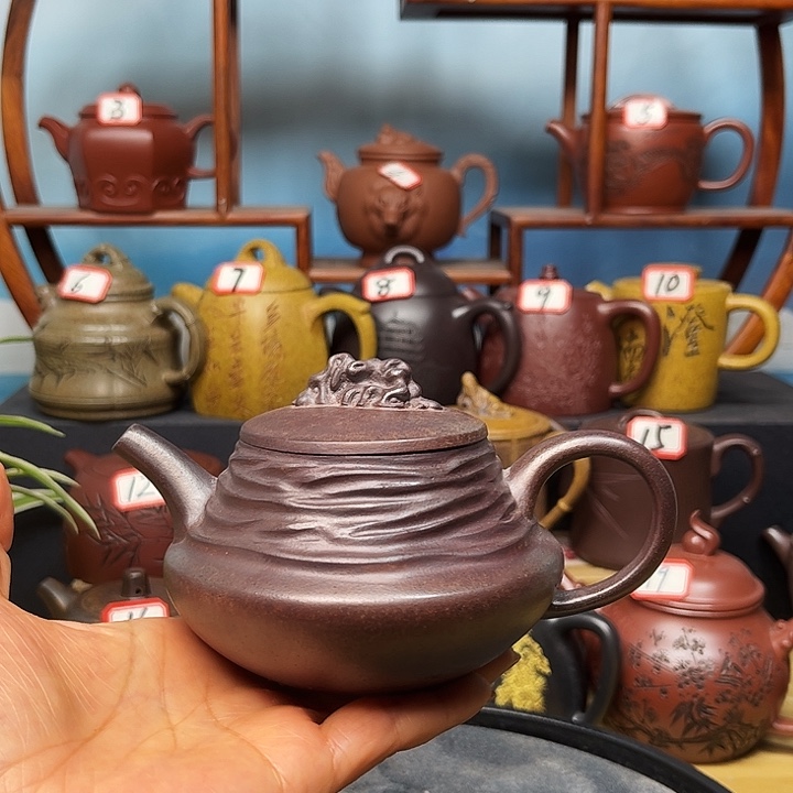 茶壶紫砂微瑕不带证书礼盒250cc