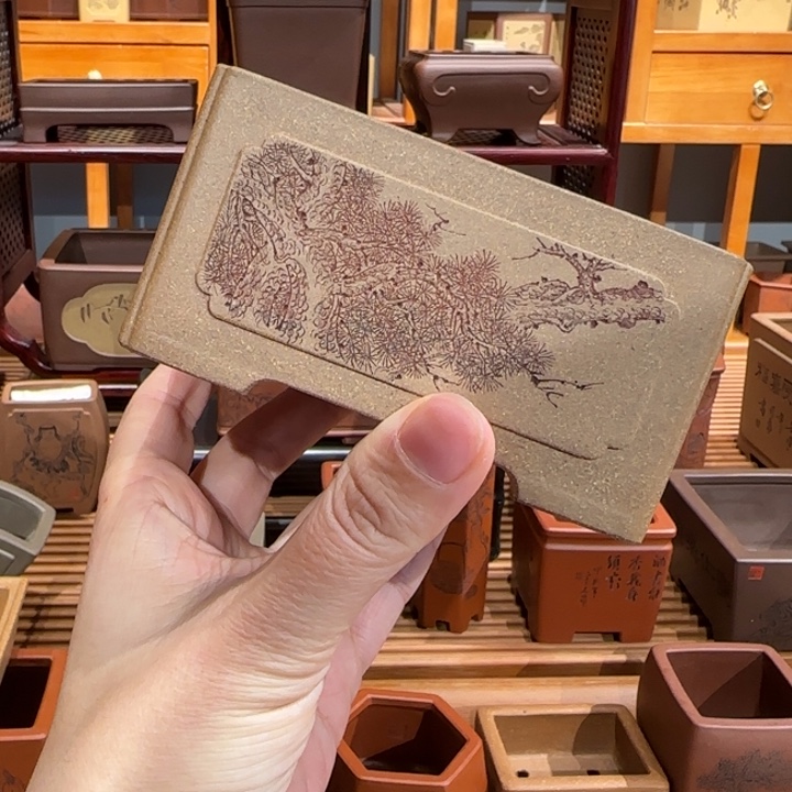 紫砂花盆全手工制作