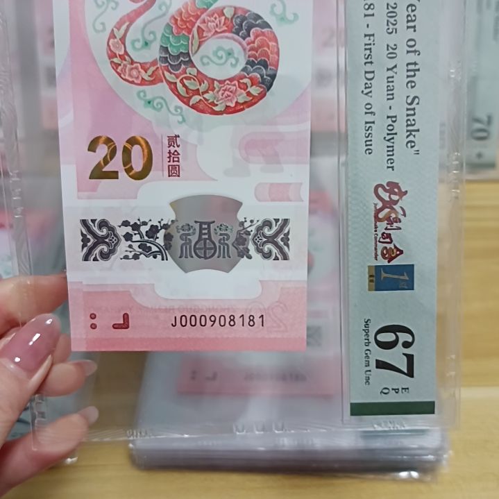 塑料蛇钞如图所示000908181