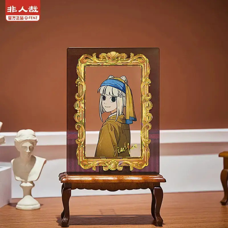 非人哉-名画系列亚克力透卡【直播帮拆】动漫卡通角色周边盲盒