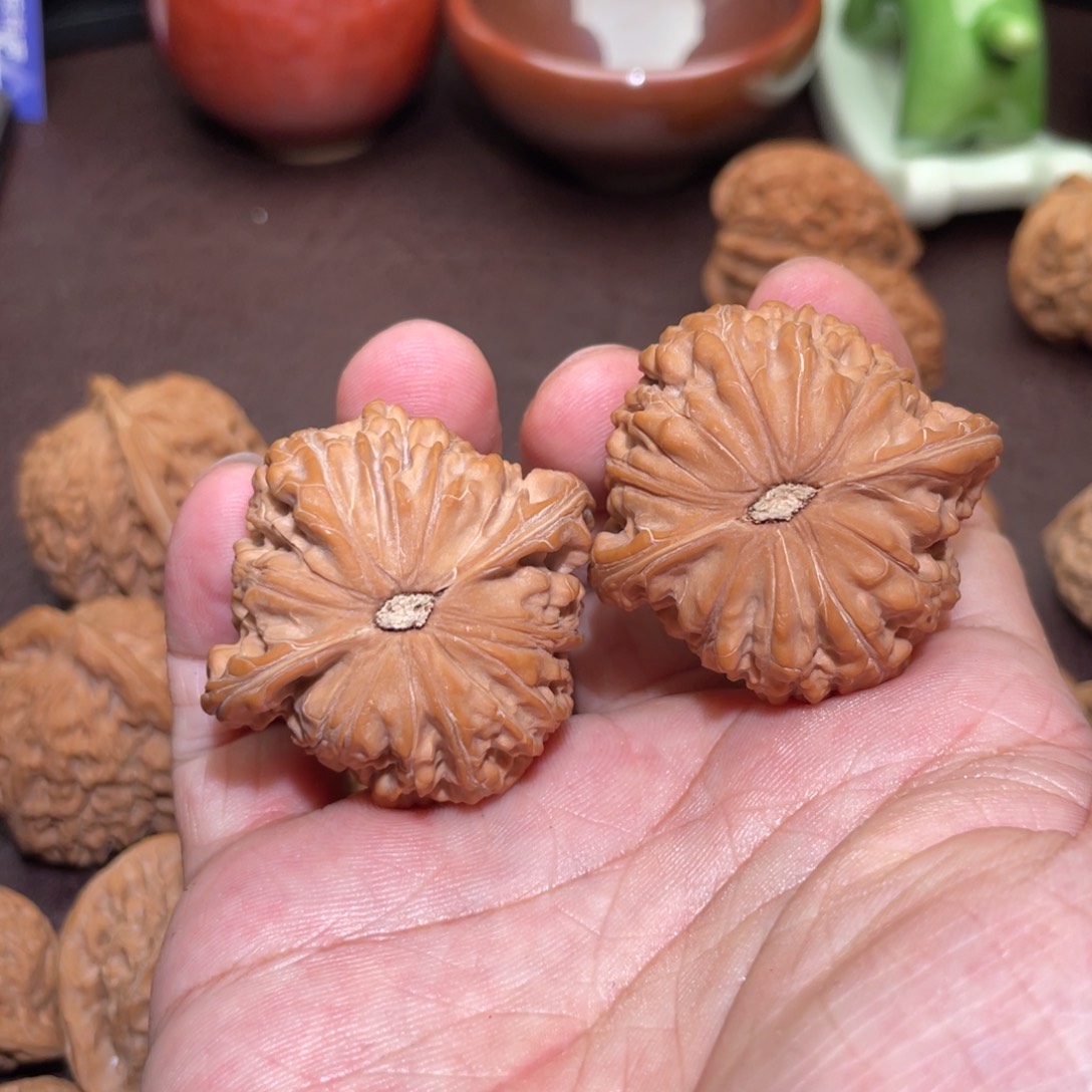 大*z文玩核桃无药磨盘41