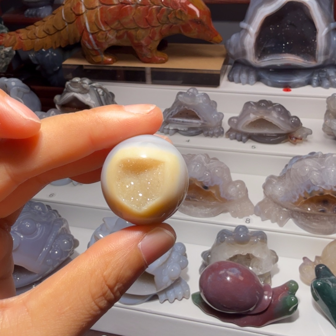 ✿***、玛瑙/玉髓未镶嵌挂件