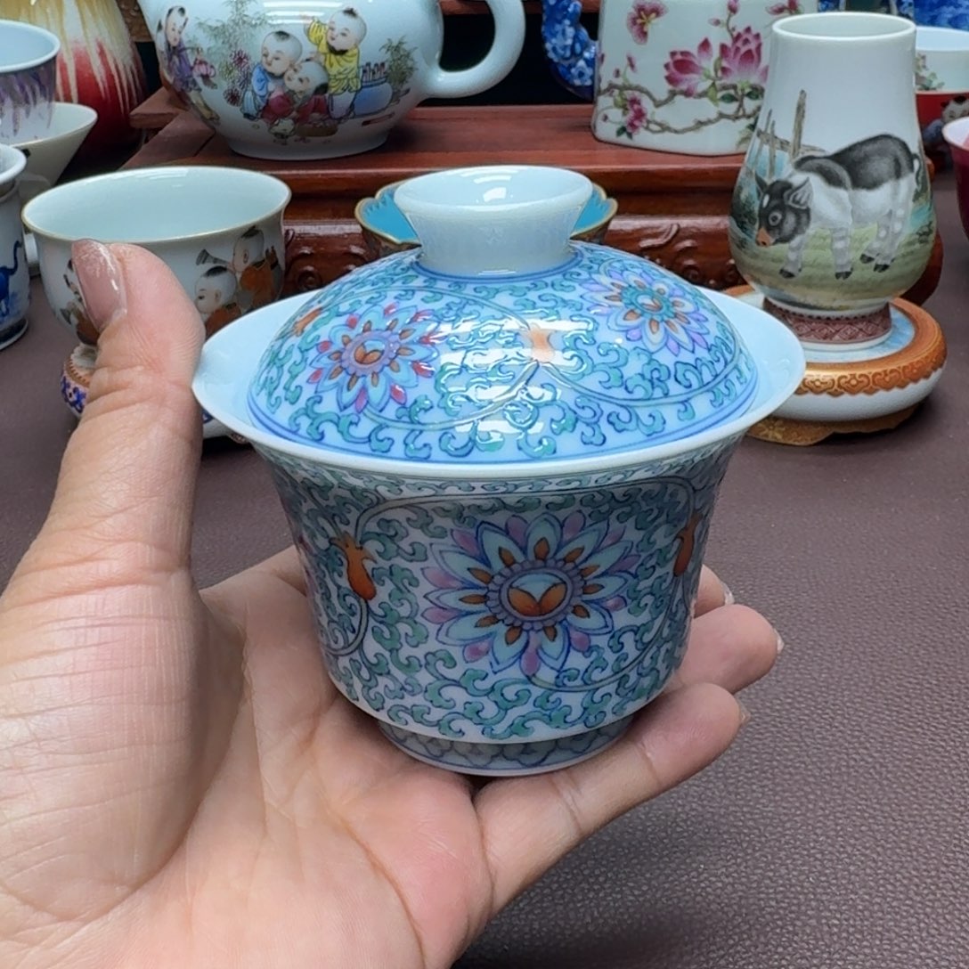 瓷片景德镇仿古手工制作艺术展示