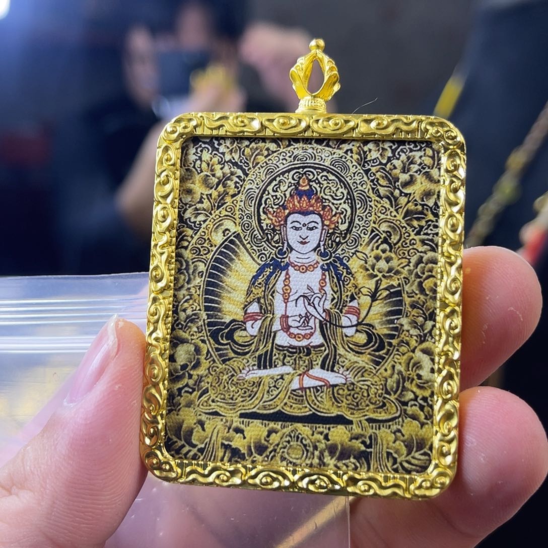 半手绘福利唐卡（送黑绳）