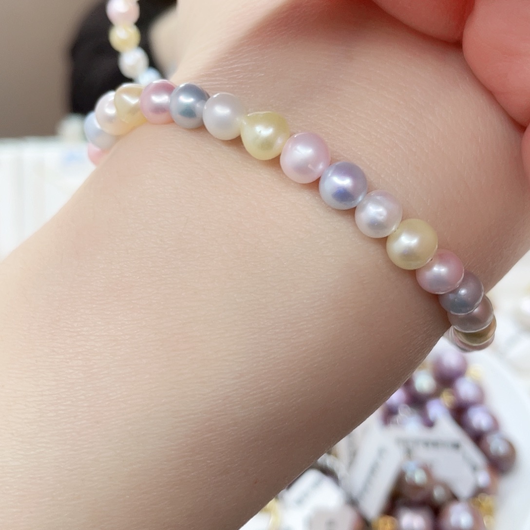 淡水珍珠颈饰合金