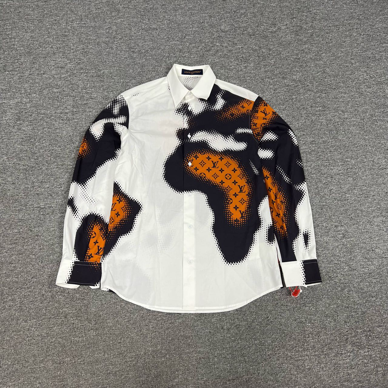 99新 LouisVuitton/路易威登 Lv 火烧云 老花 衬衫 白色 S码