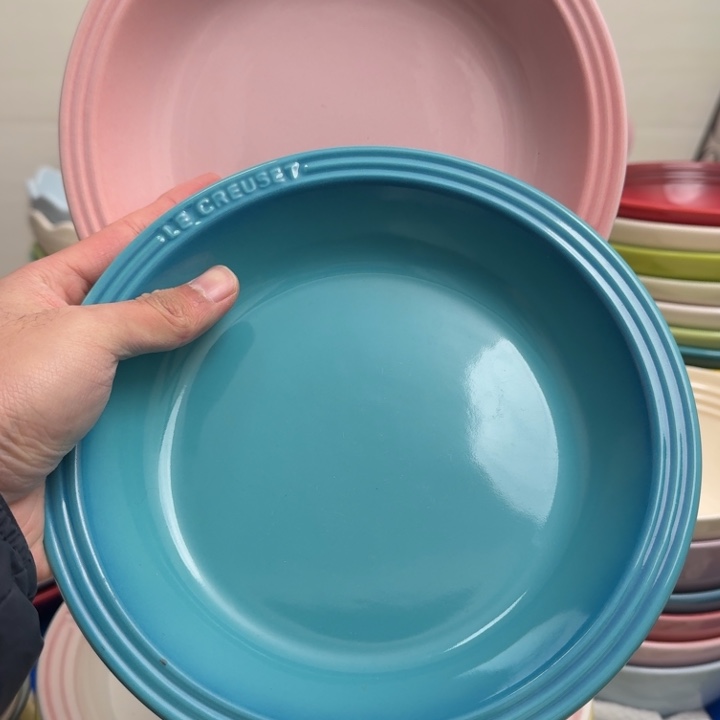 微瑕2个8英寸草帽盘