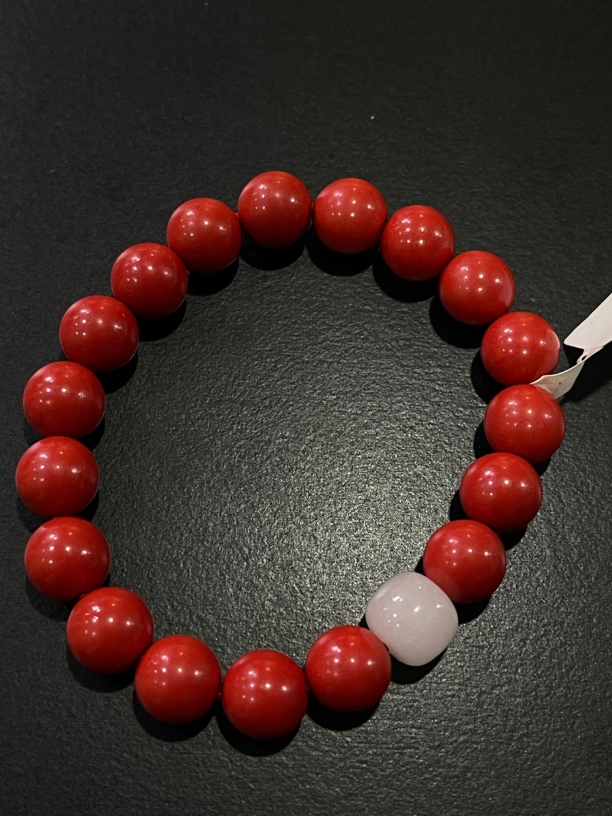 含辰砂工艺品红砂手串 经典百搭