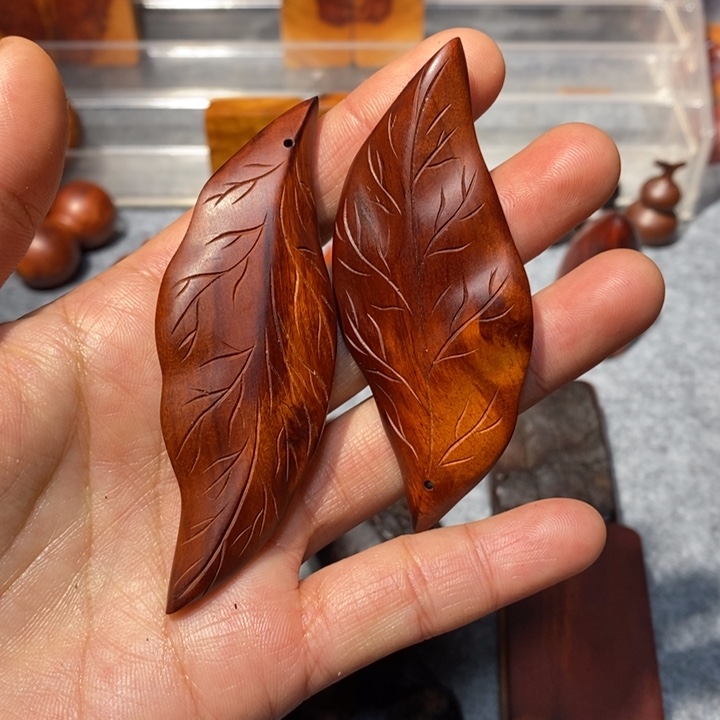 幸***人绒质雷击枣木血料树叶