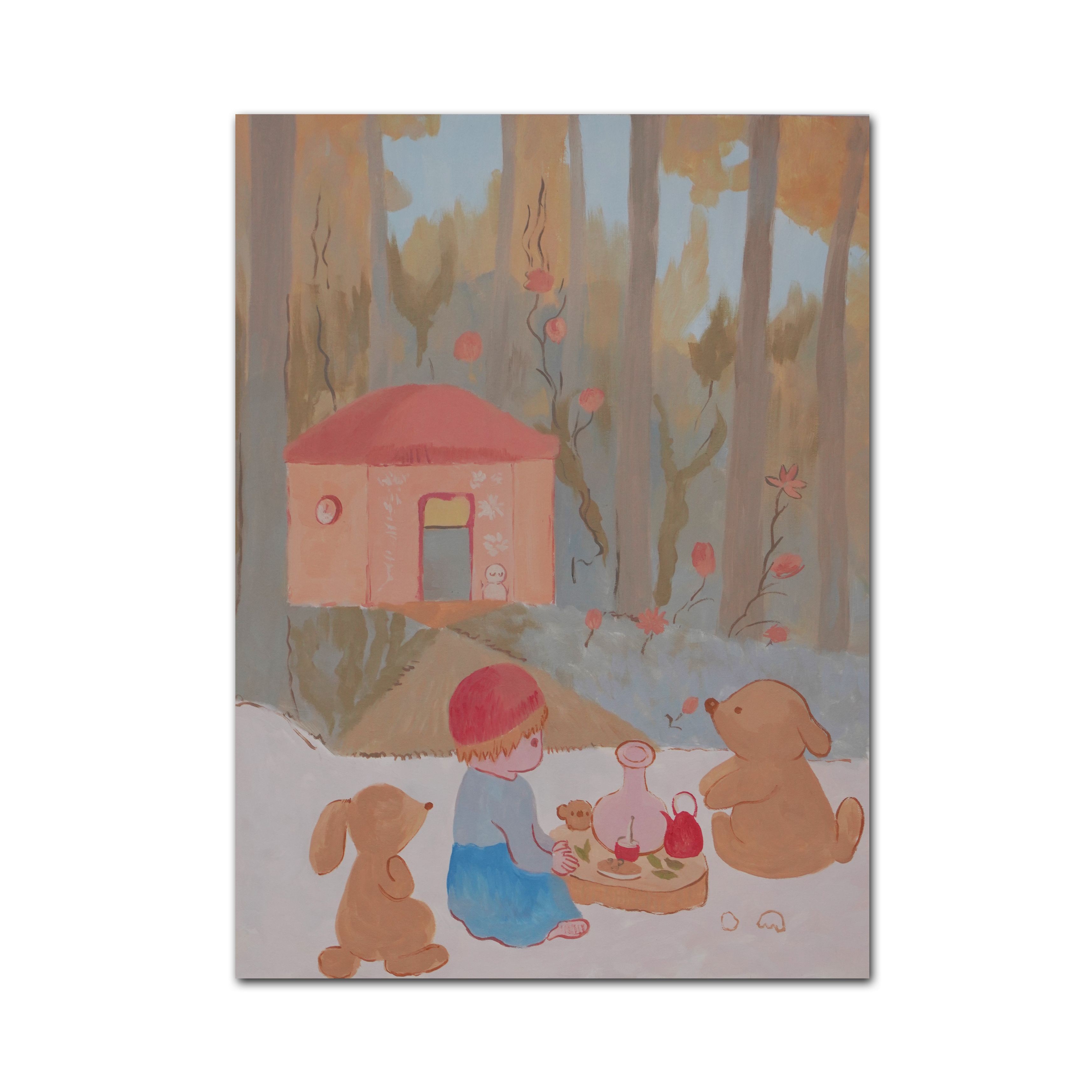 【童话小家4】 “60*80” No.303 纯手绘装饰画