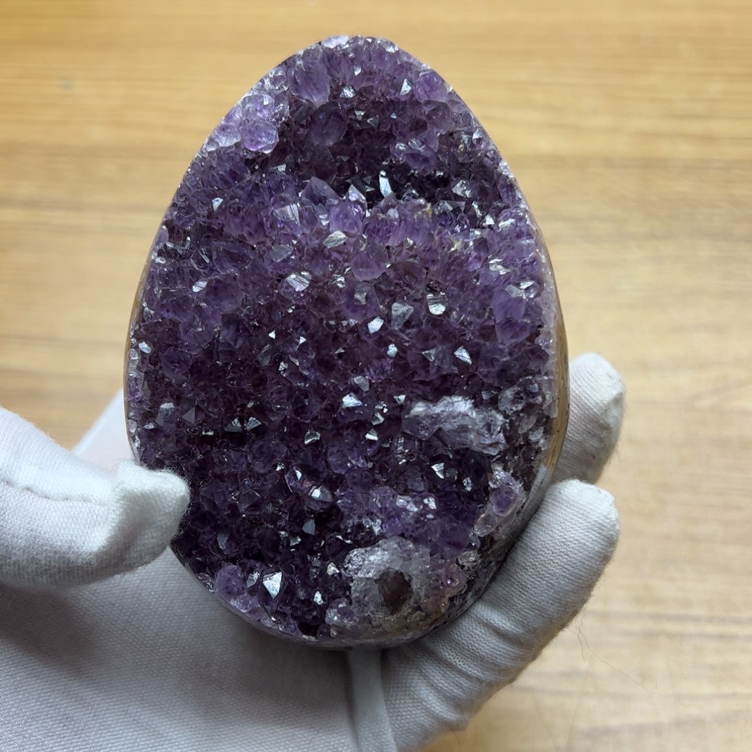 水晶紫色龙蛋6未镶嵌