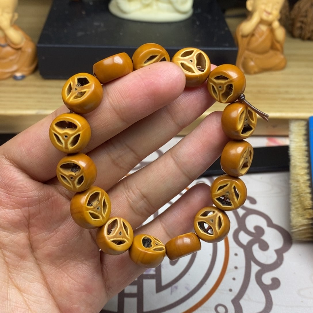 橄榄核手串/手链橄榄核雕刻工艺宇