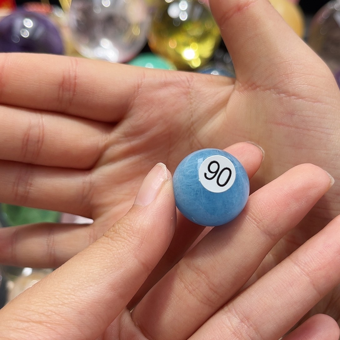 好***暖水晶珠宝半成品未镶嵌微瑕2.77包银色边