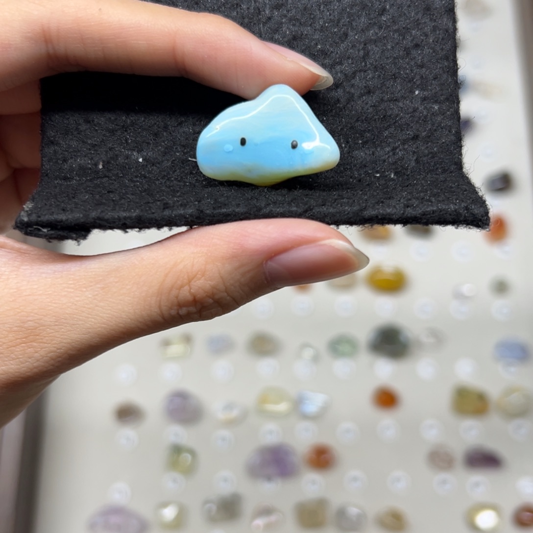 大理石磁石蛋白条纹小云朵定制