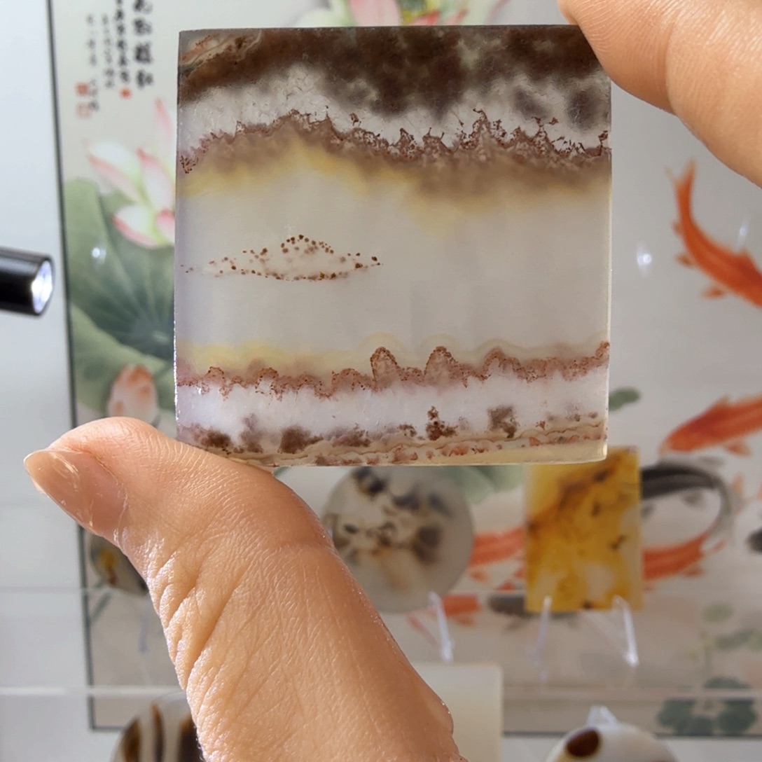 玛瑙/玉髓吊坠(不含链)未镶嵌1