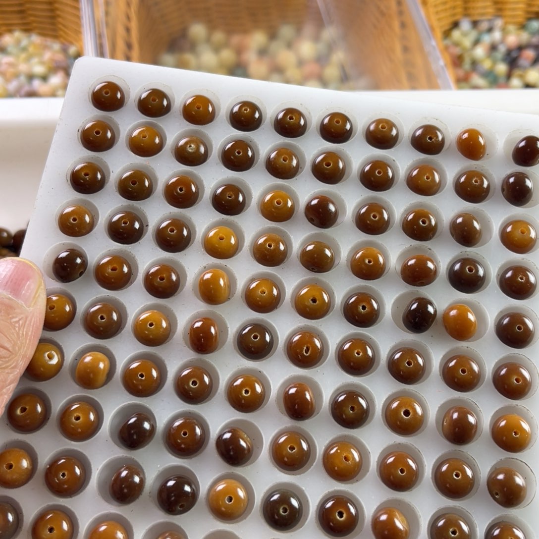 吊坠白玉菩提瑕疵9-7焦糖苹果300颗