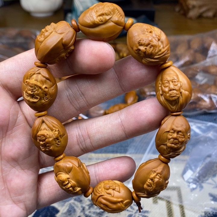 橄榄核手串/手链橄榄核雕工艺手串