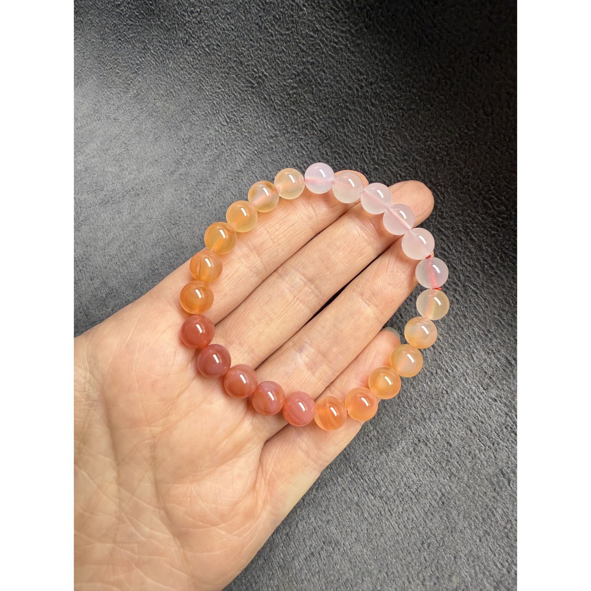 盐源玛瑙渐变卡10M手链女款时尚