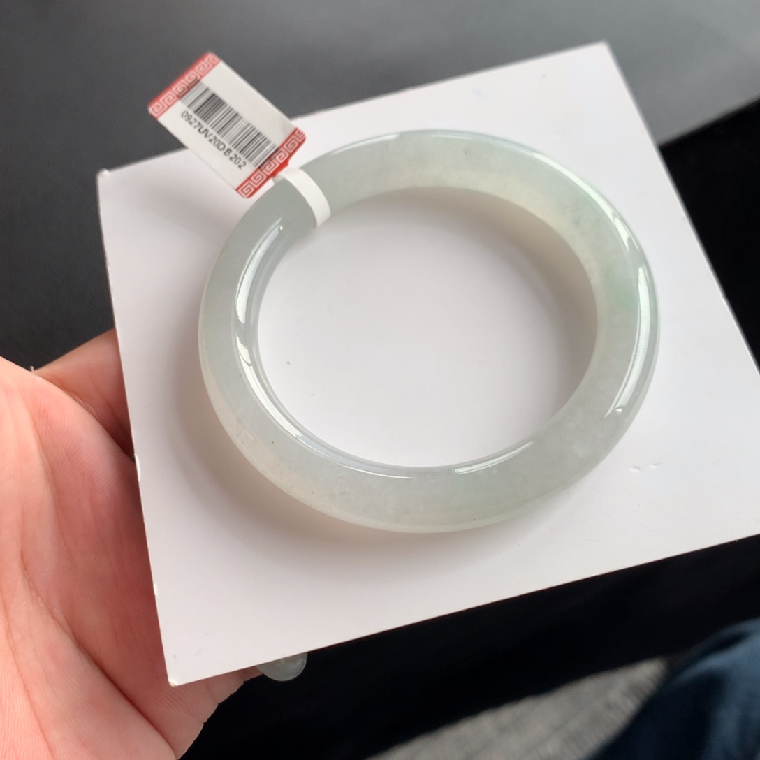 翡翠未镶嵌手镯8号53