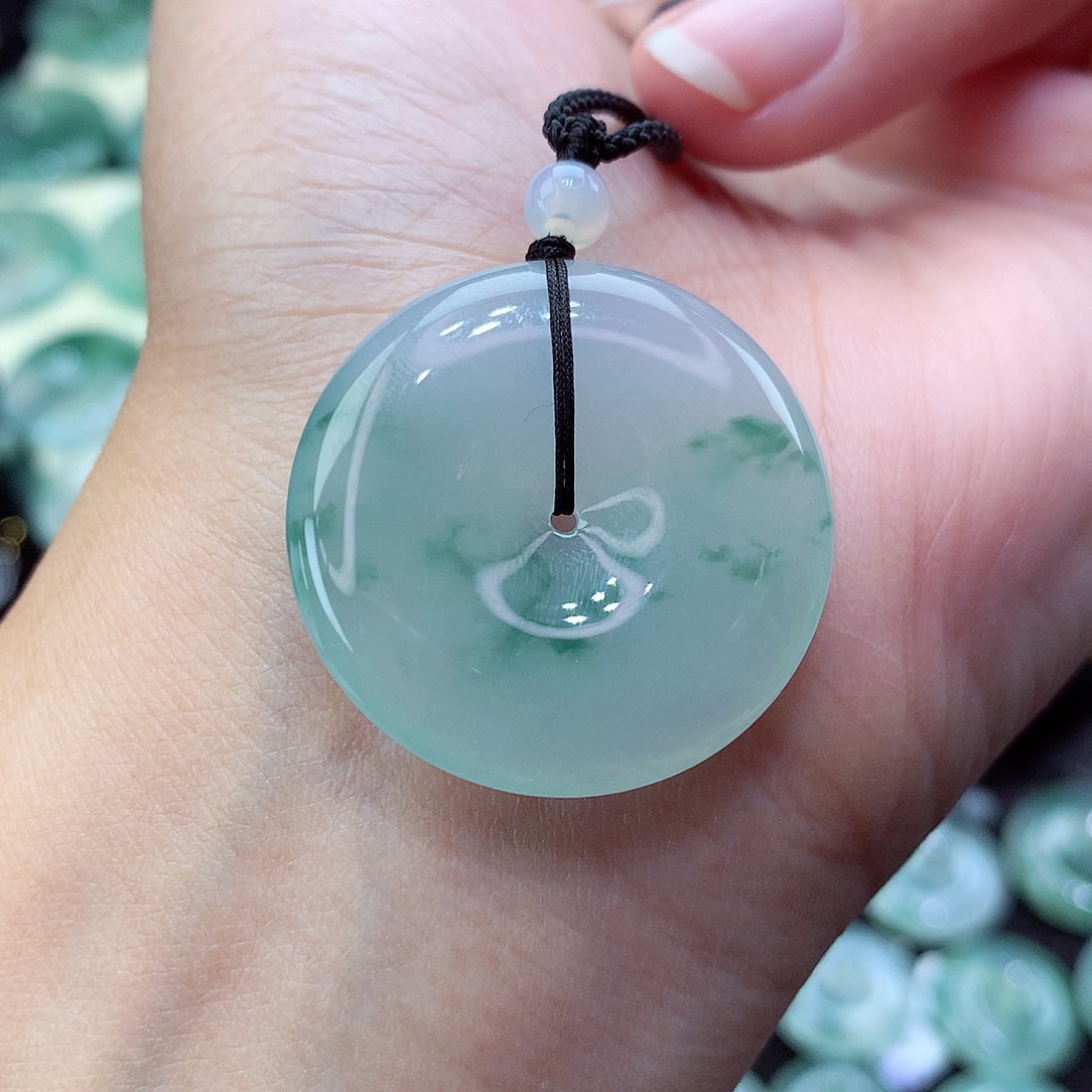 翡翠颈饰未镶嵌30尺寸30.3-5.9