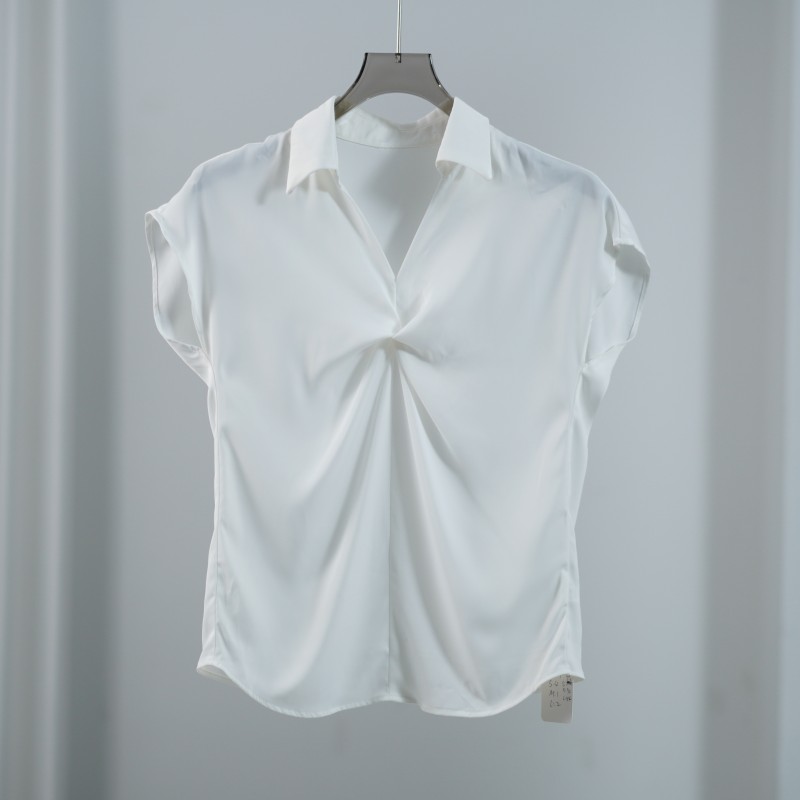 设计师系列  Y719  女装时尚夏季短袖衬衫白色C24026003