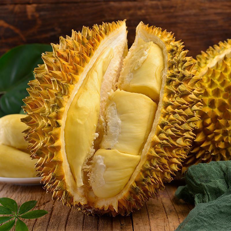 【次日必达】顺丰速运/EMS空运A级正宗泰国树熟金枕新鲜榴莲A果3~10斤核小肉厚生切没售后金枕泰国东部