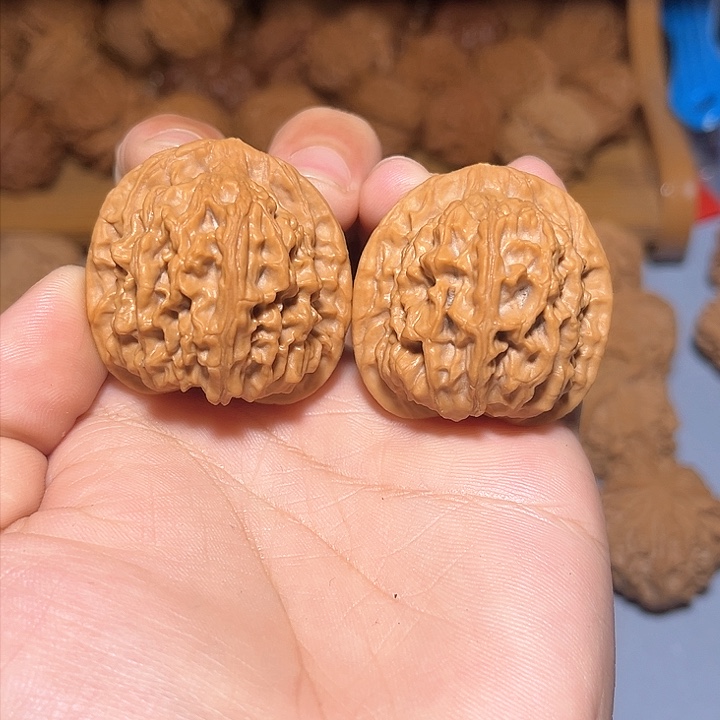 文玩核桃把件37刘子龙一代天地 嘎嘎正