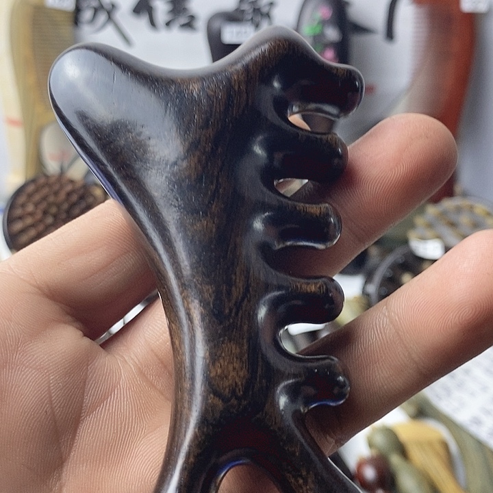 紫光檀紫光檀四合一按摩梳