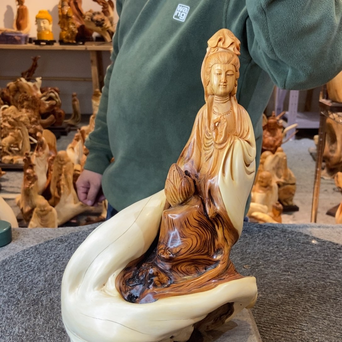 柏木（崖柏）太行崖柏根雕摆件