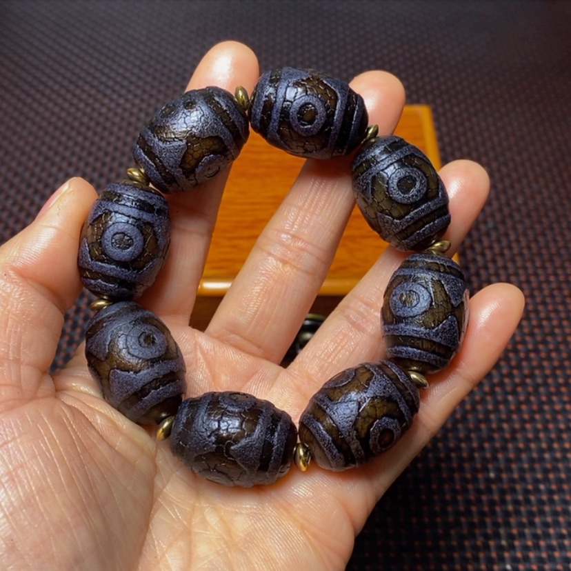 【闪购商品】玛瑙/玉髓手链未镶嵌狼*