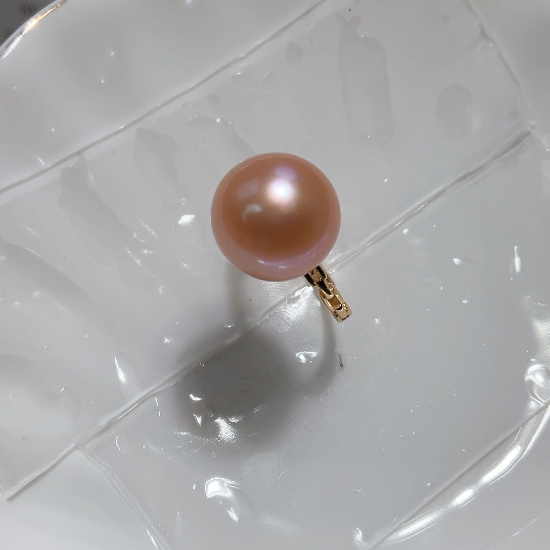 淡水珍珠戒指银S925镶嵌