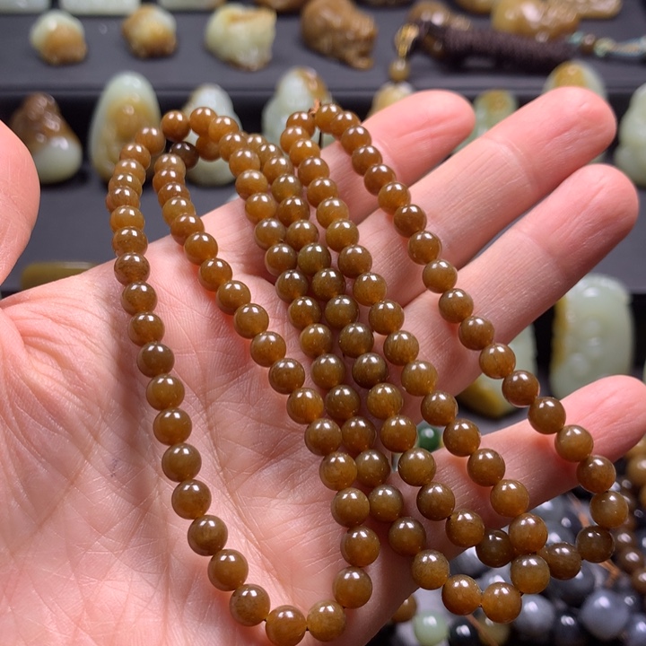 和田玉（糖玉）未镶嵌项链