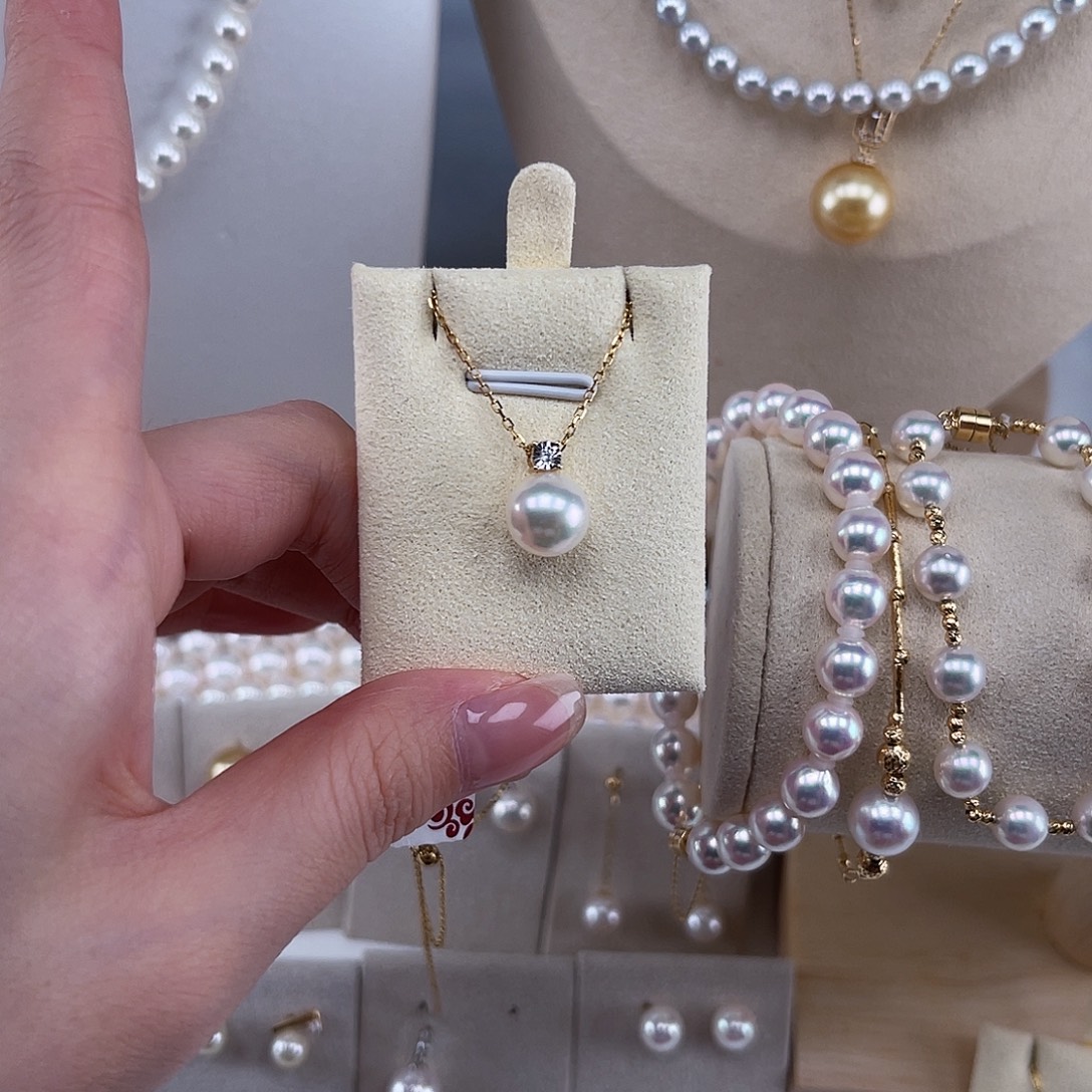 海水珍珠18K金镶嵌颈饰