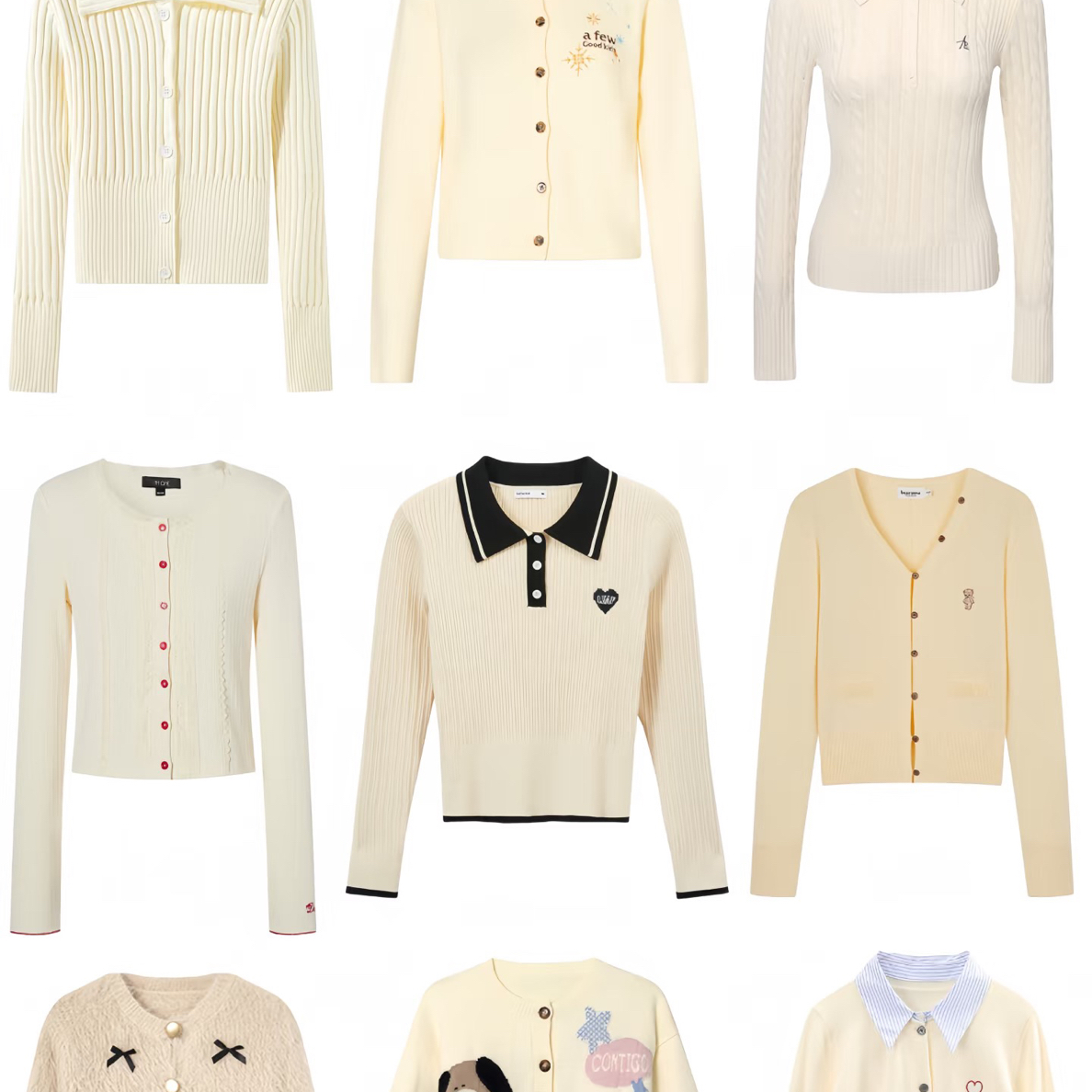 女士学院风撞色翻领针织衫美式复古百搭修身POLO领长袖秋季新款