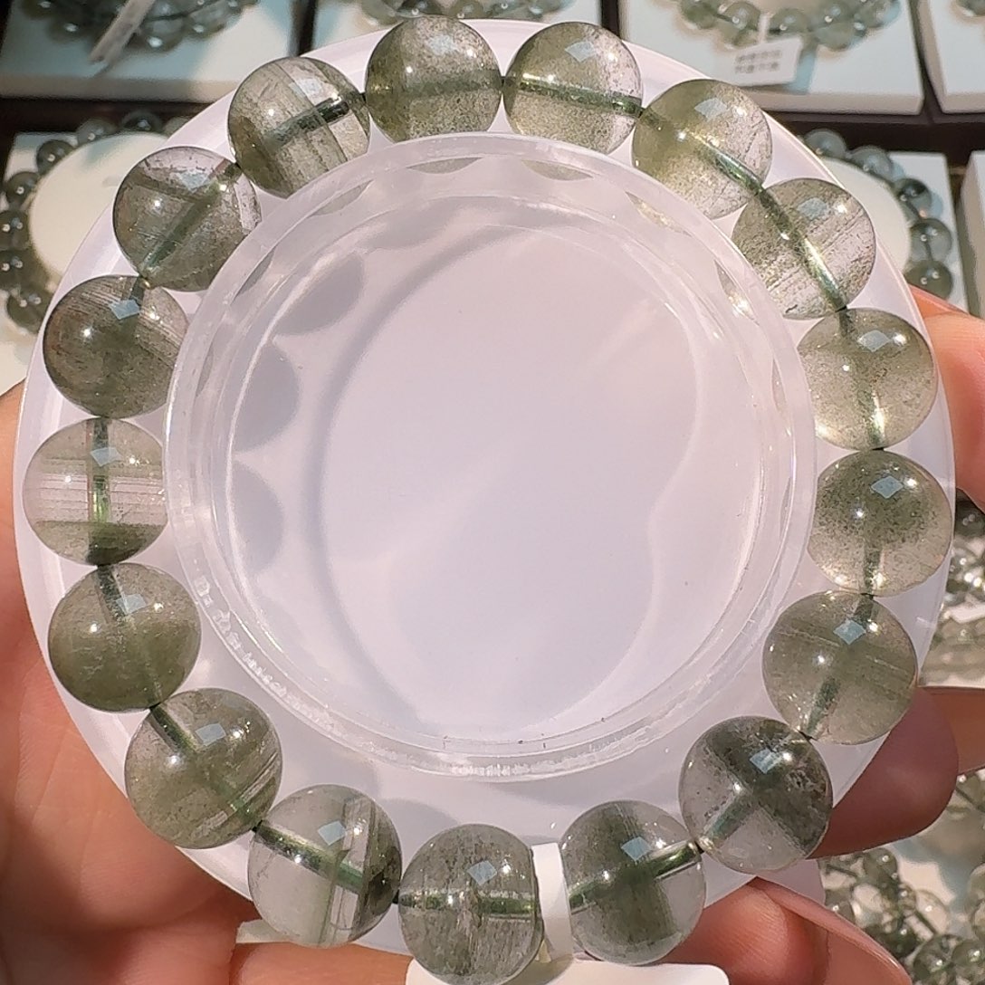 未镶嵌水晶手链绿幽灵