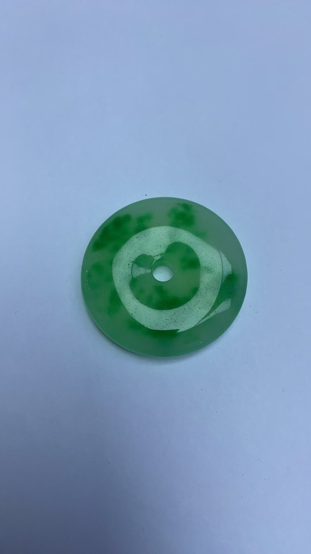 YY27【邂逅翡翠高冰吊坠，冰透绿意，开启浪漫时光】