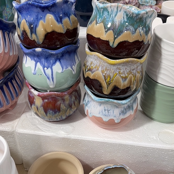 福利价陶瓷花盆全场10包邮