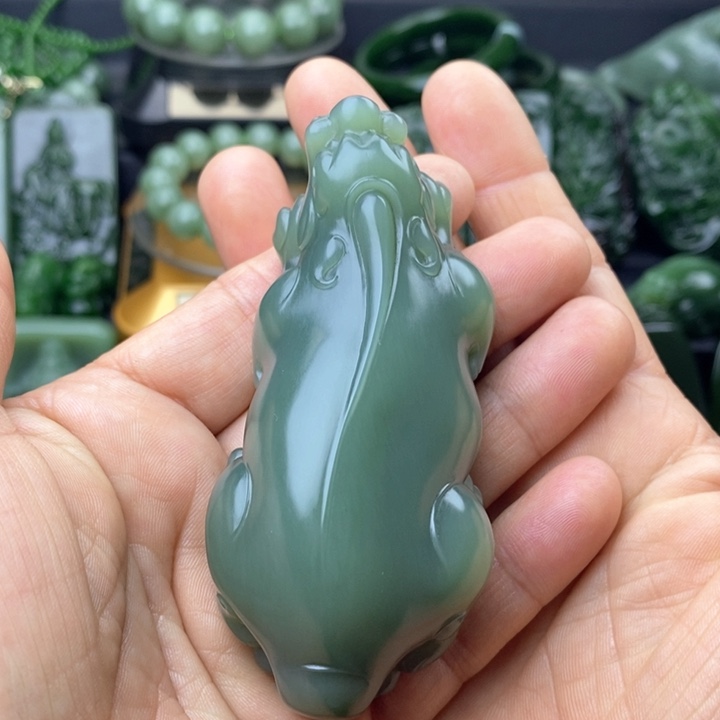 和田玉（碧玉）挂件未镶嵌