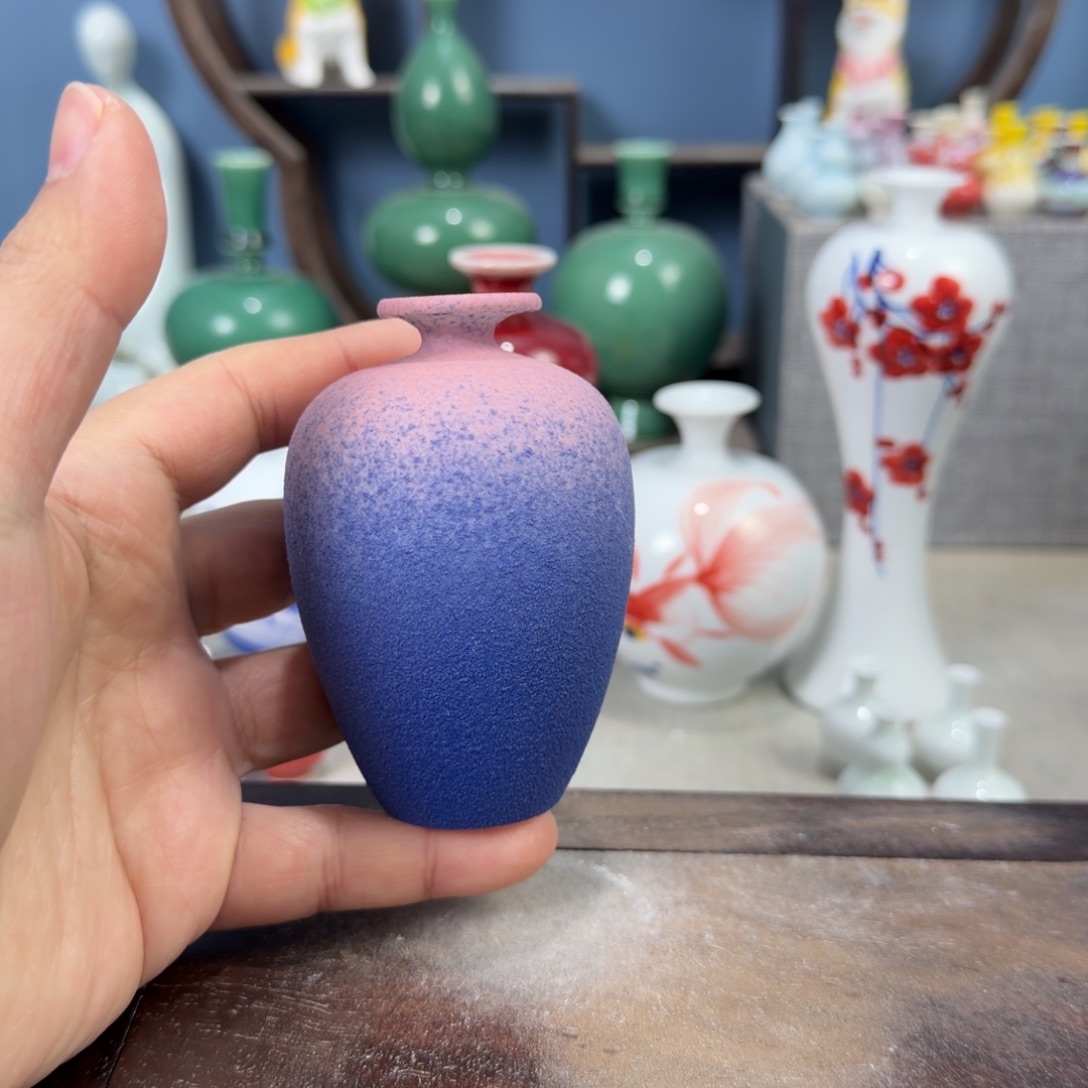 陶瓷手工小花器摆件