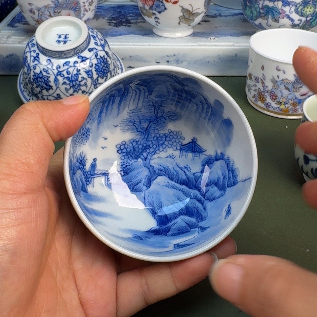 陶景德镇纯手绘茶具圆圆253