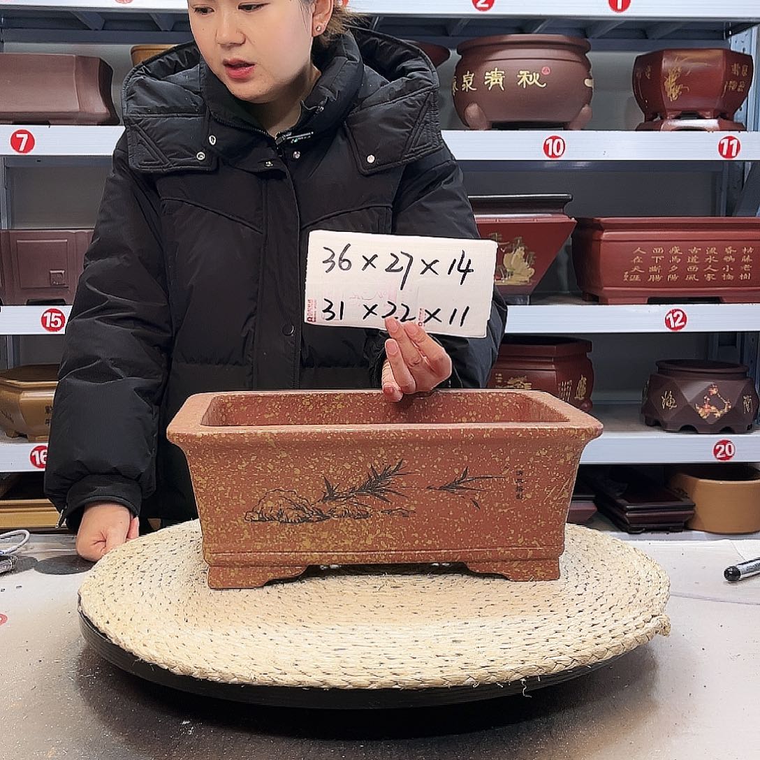 紫砂花盆紫砂花盆