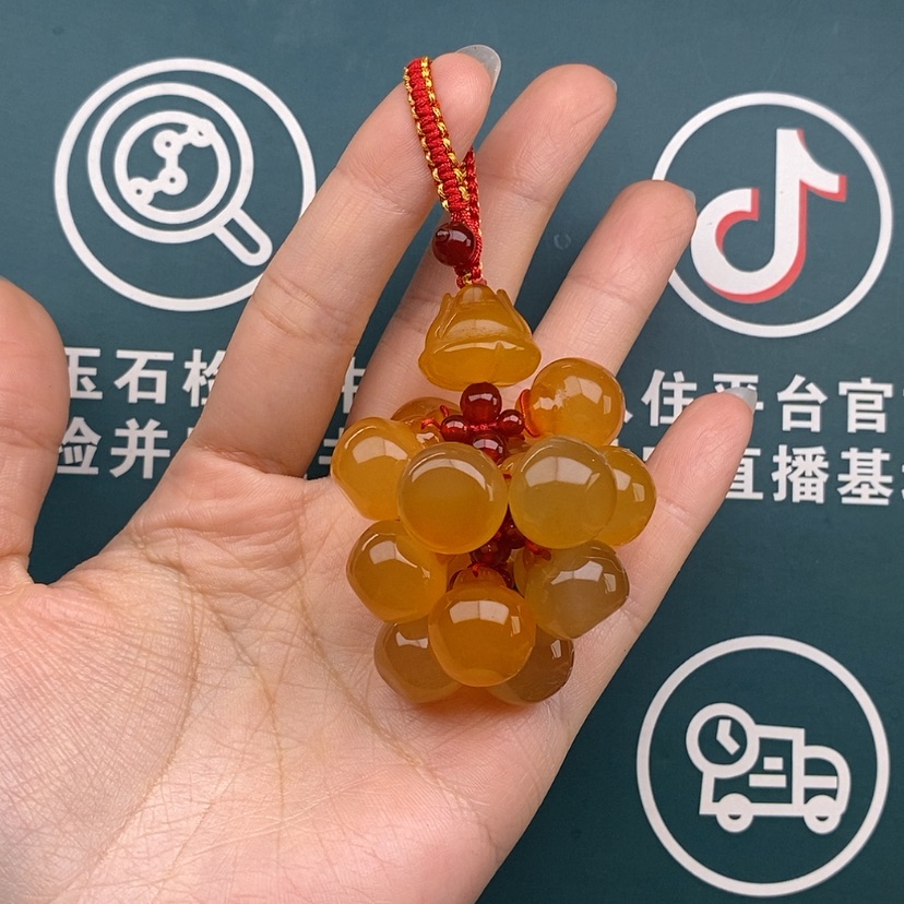 【闪购商品】玛瑙/玉髓车挂未镶嵌