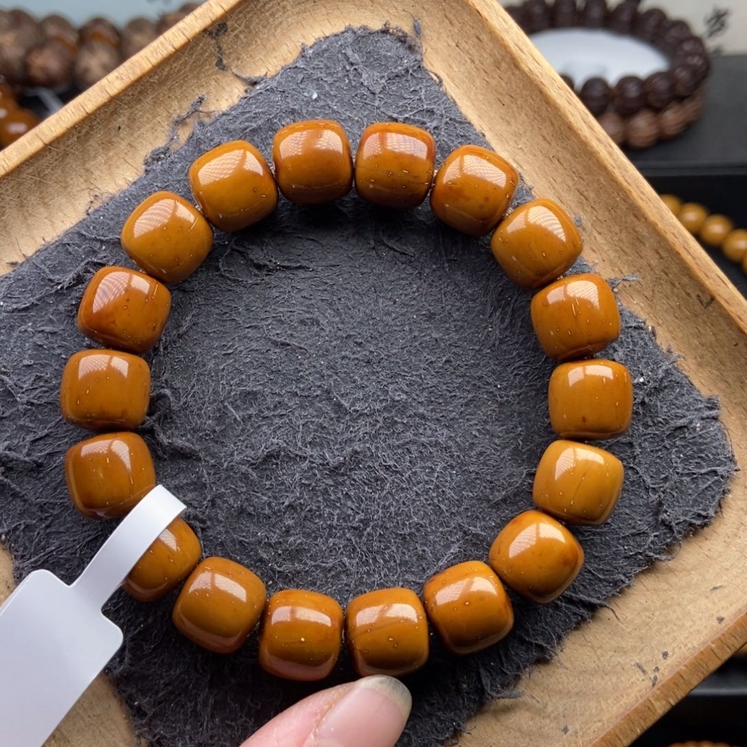 手串紫金鼠12mm➕近实心天花板黄金甲老型