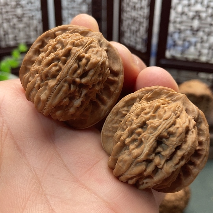 文玩核桃吊坠四座楼