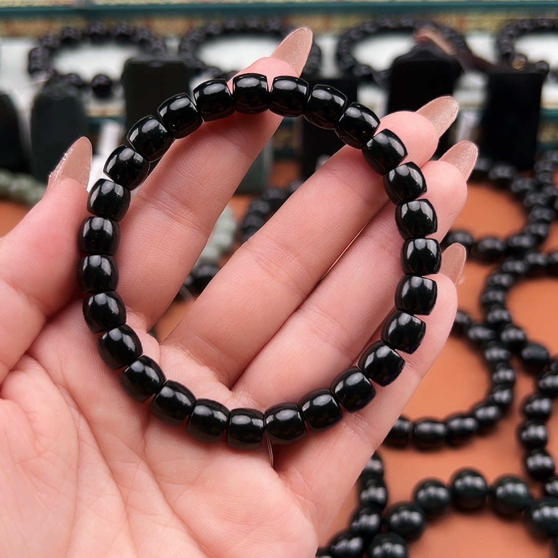 幻***影和田玉未镶嵌手串