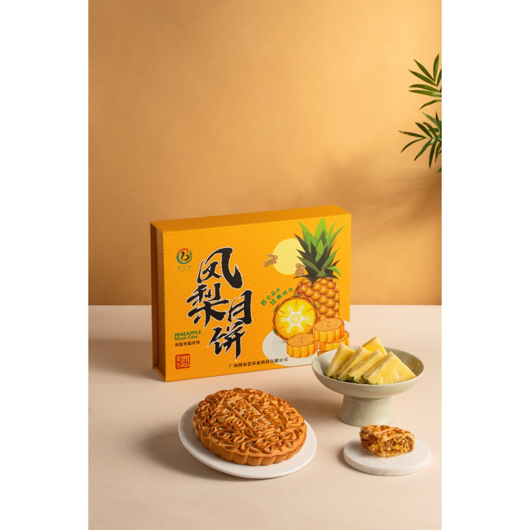 【凤梨500g】凤梨冬翅月饼凤香浓郁皮薄绵软广式月饼