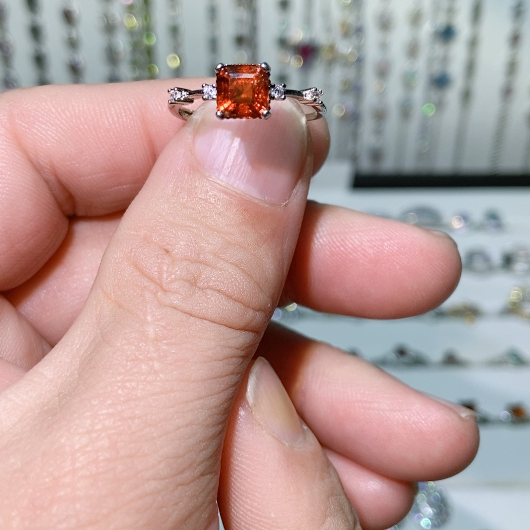 紫晶珠宝半成品银S925镶嵌