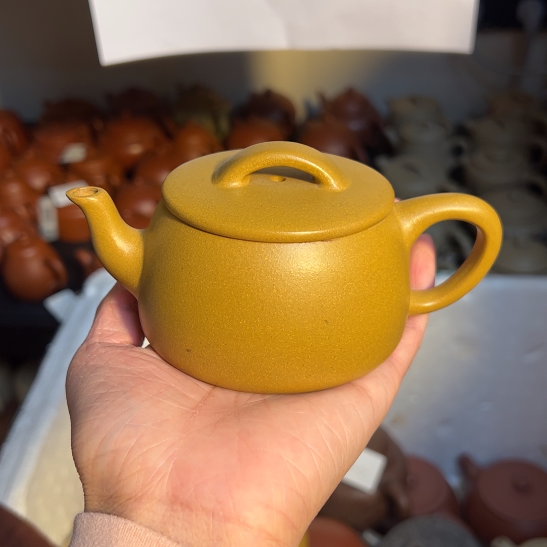 紫砂茶壶宜兴紫砂壶黄金段