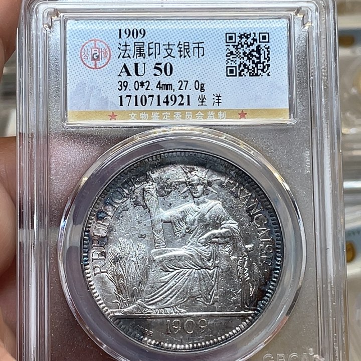 银古钱币一枚图片品相