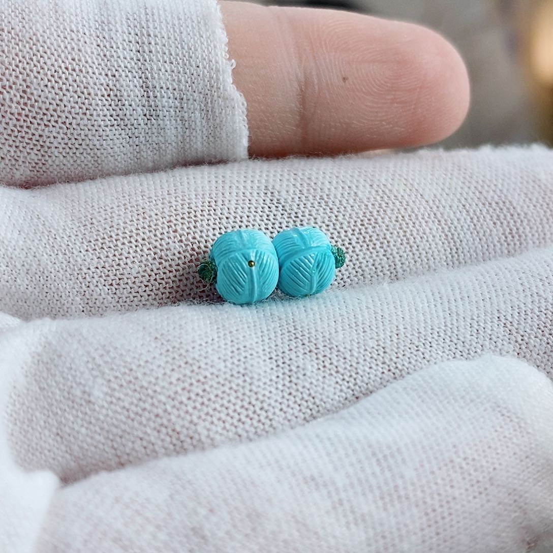 绿松石珠宝奇石未镶嵌